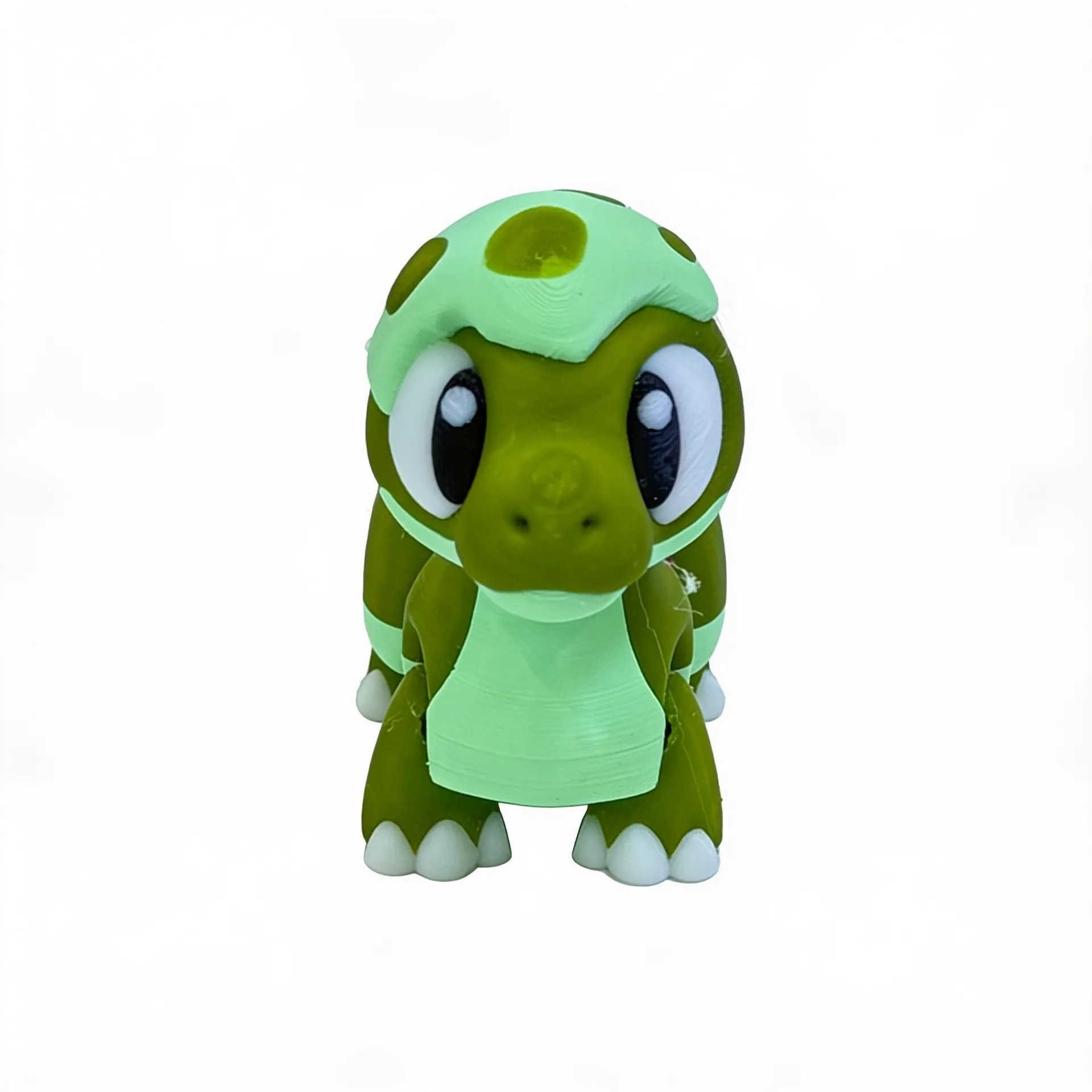 Articulated Green Dinosaur Figurine