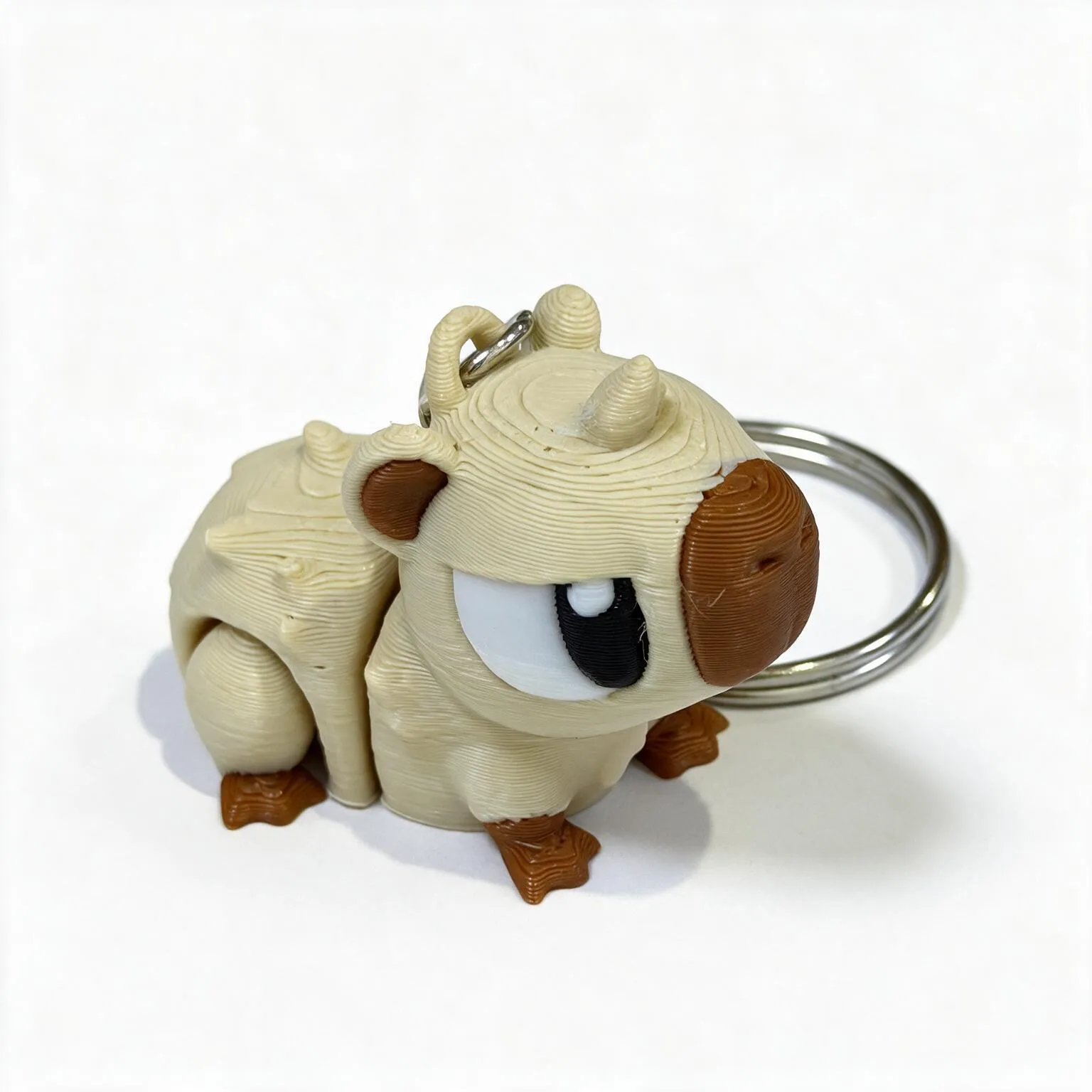 Articulated Little Sheep Keychain