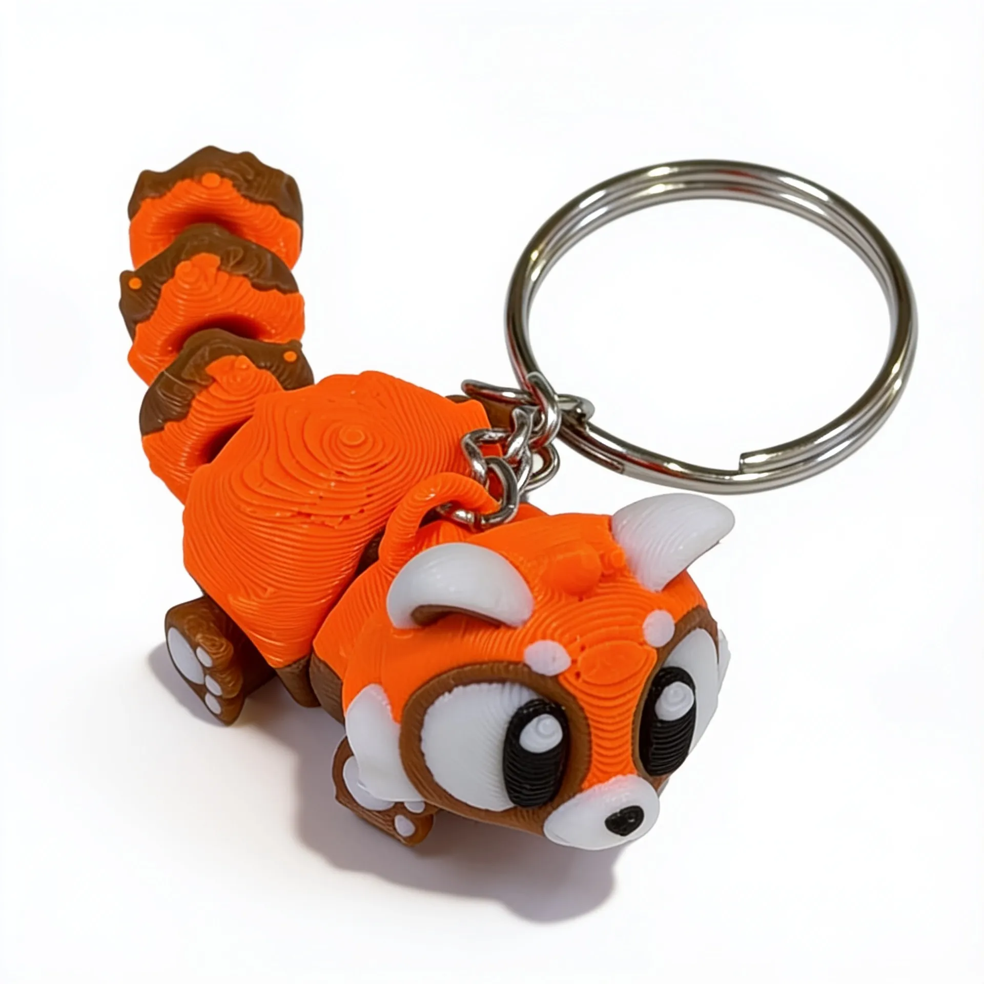 Articulated Red Panda Keychain