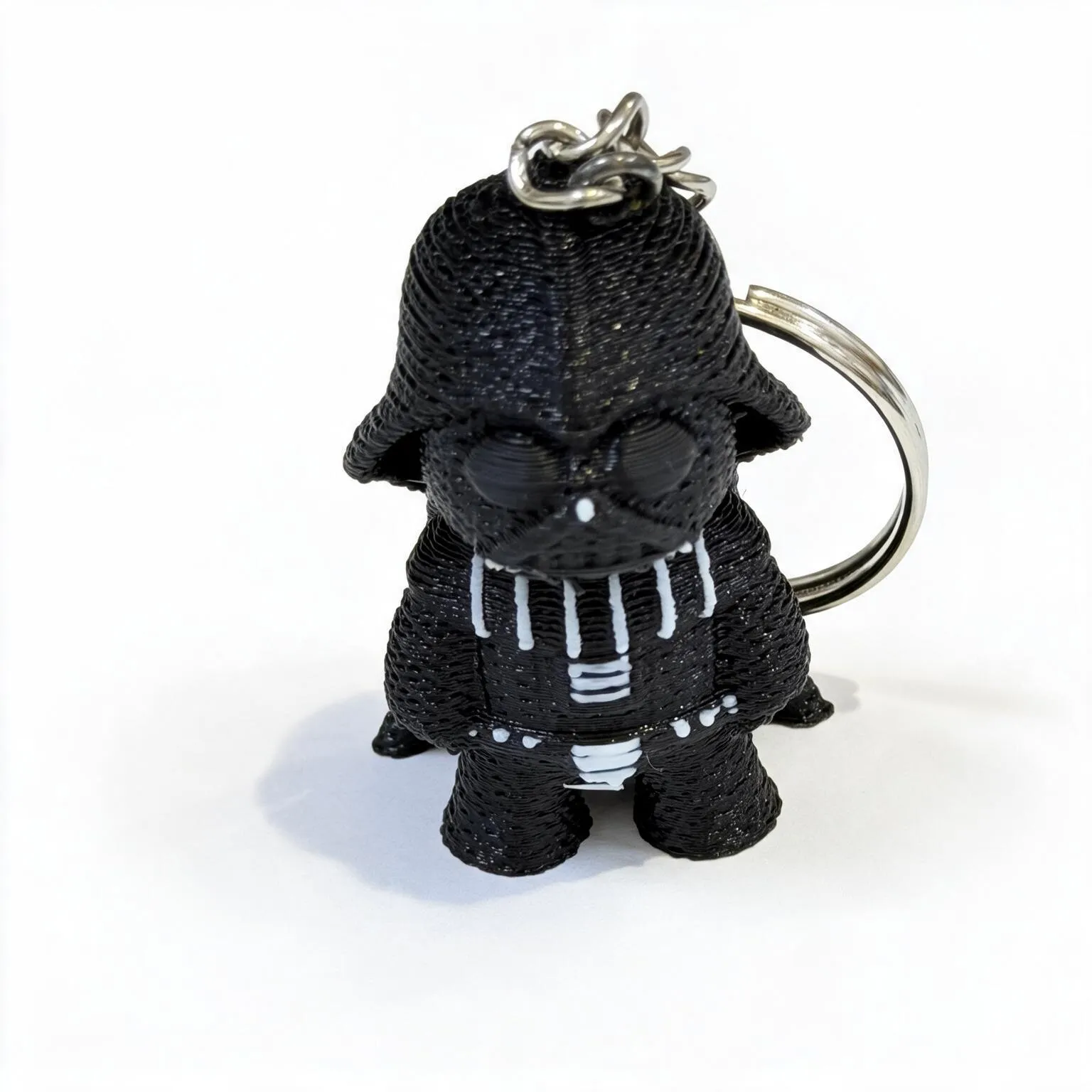 Black Space Warrior Keychain
