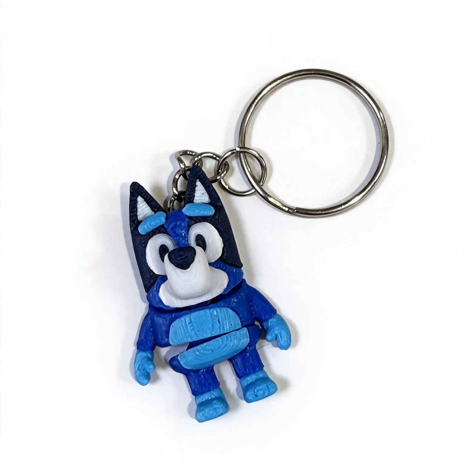Blue Cartoon Dog Keychain