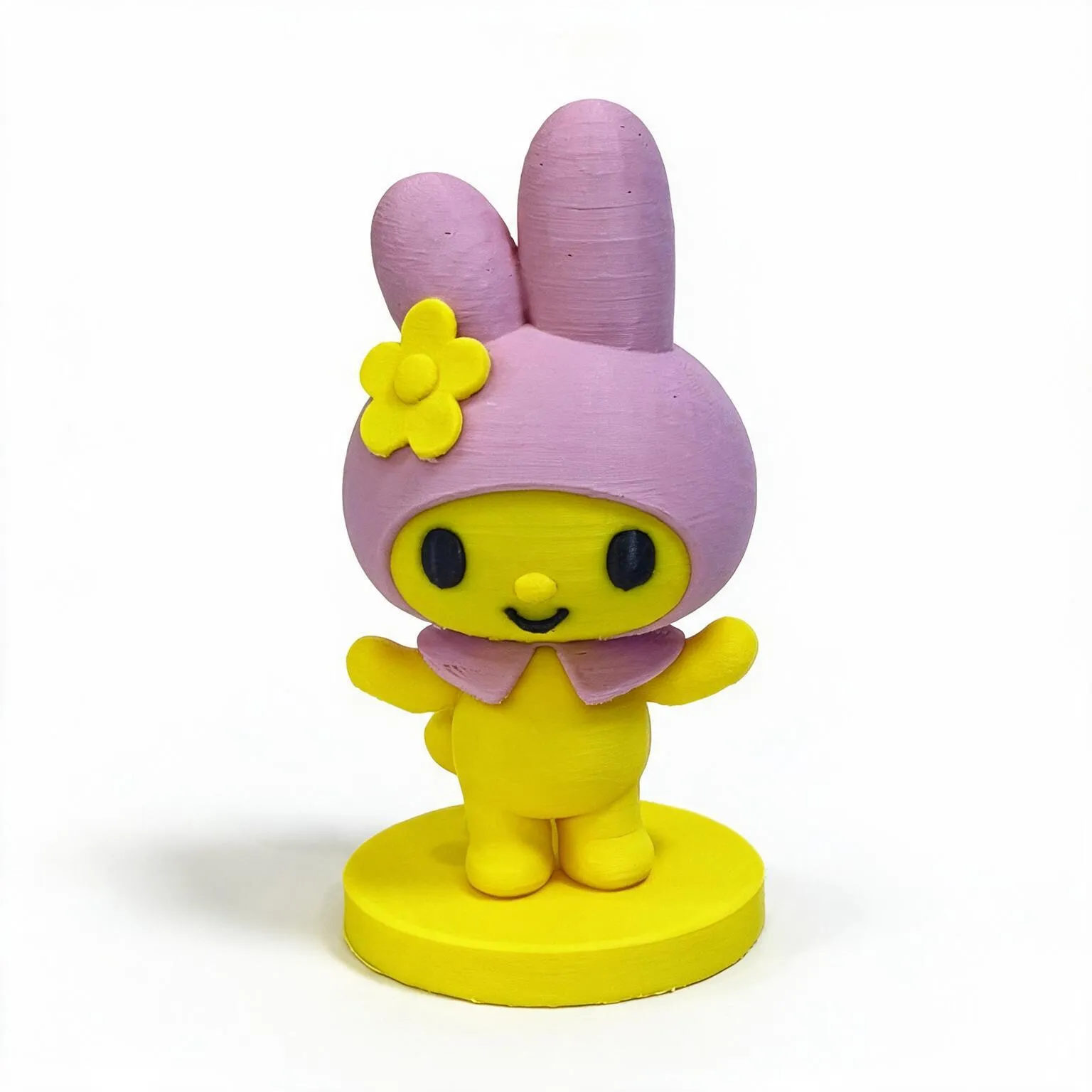Flower Bunny Figurine