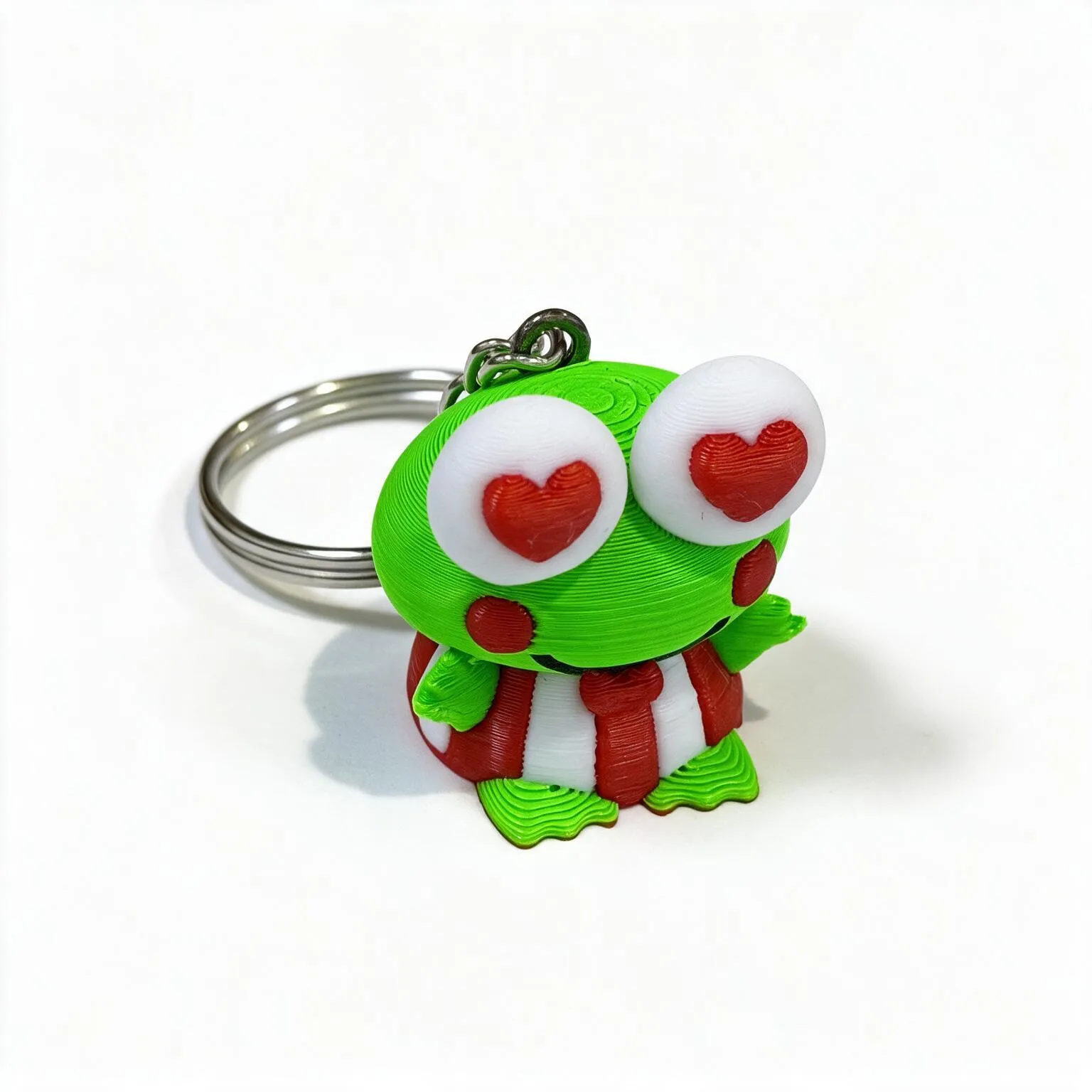 Heart-Eyed Frog Keychain