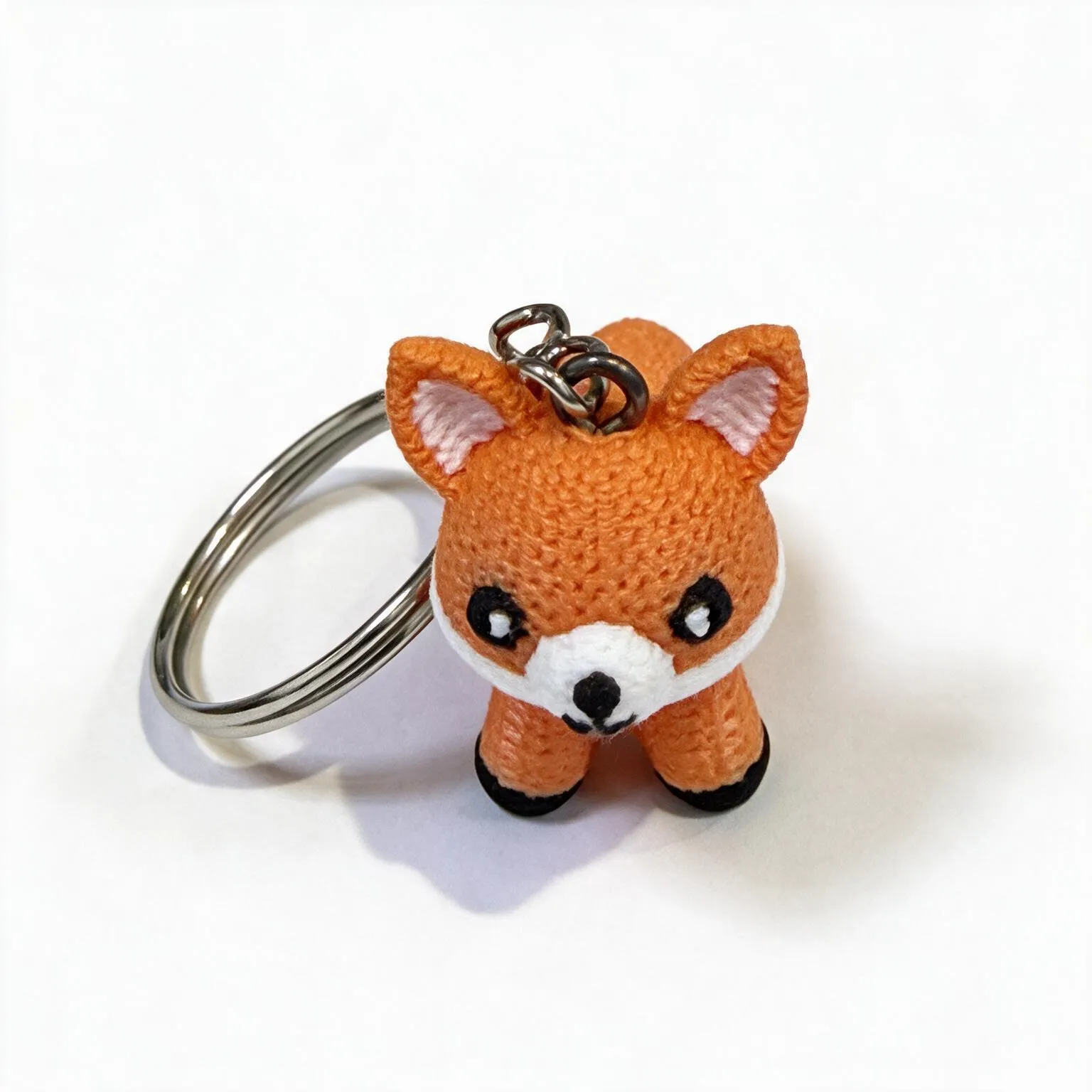 Orange Fox Keychain