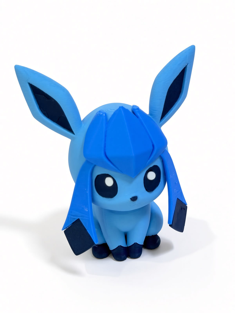 3D Printed Glaceon (Pokémon) PLA Figure