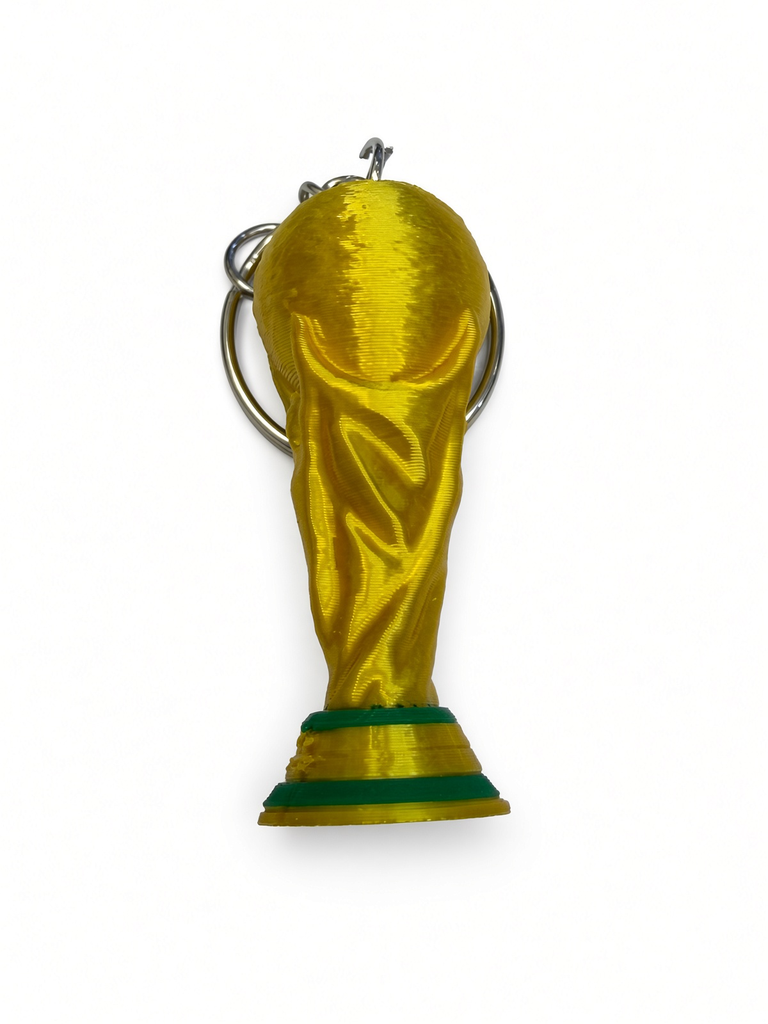 3D Printed World Cup Trophy Keychain