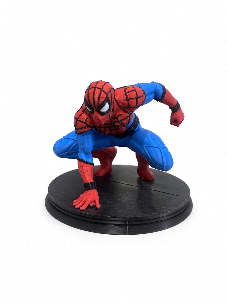 Spider-Man 3D Printed Figurine - Classic Landing Pose