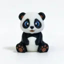 Cute Panda Figurine