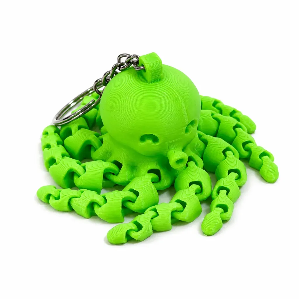 Octopus keychain